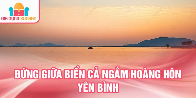 Nằm Mơ Thấy Biển Cả: Bí Ẩn Sóng Nước Đêm Khuya 3 Đứng giữa biển cả ngắm hoàng hôn yên bình